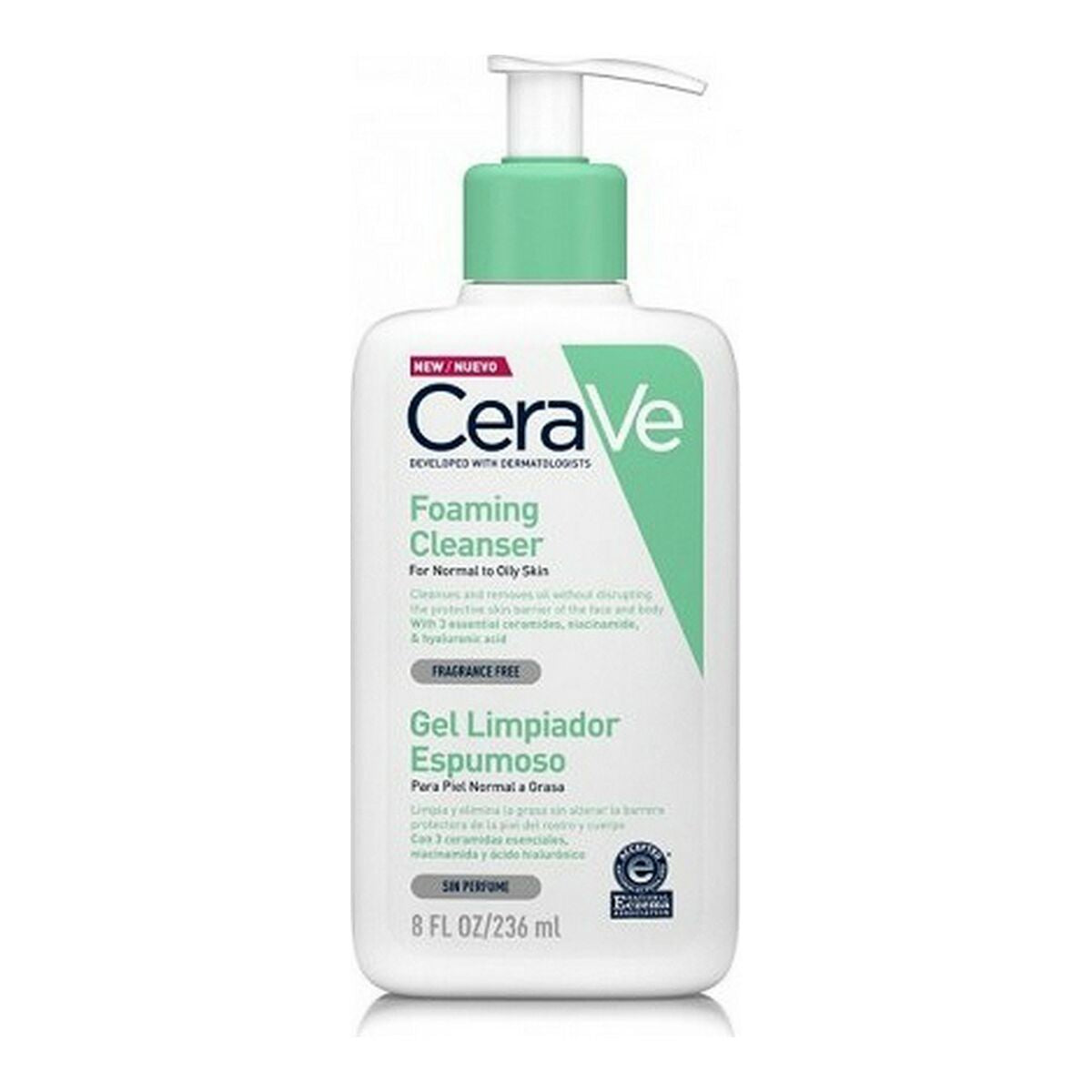 CeraVe Foaming Cleansing Gel – Reinigingsgel normaal/vet
