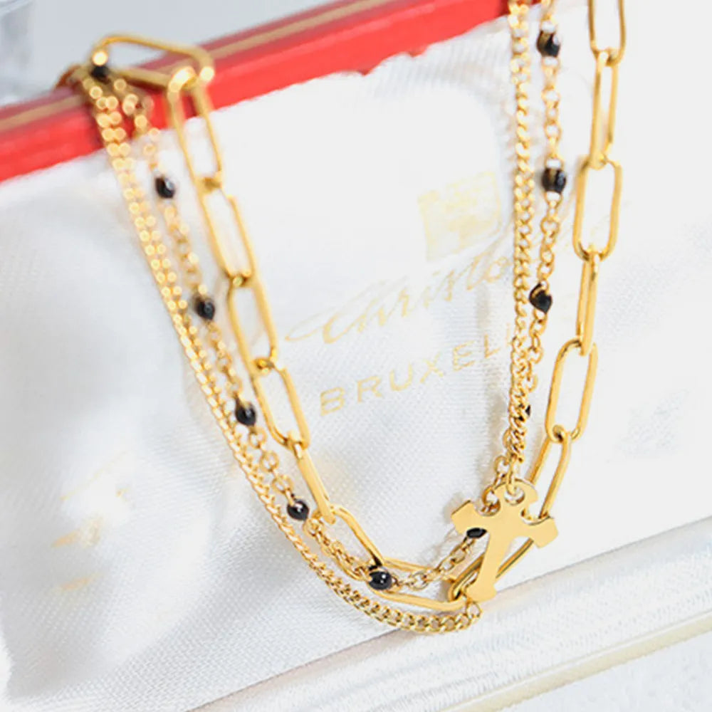 Titaniumstalen Drie-Laags Armband – Modern & Duurzaam