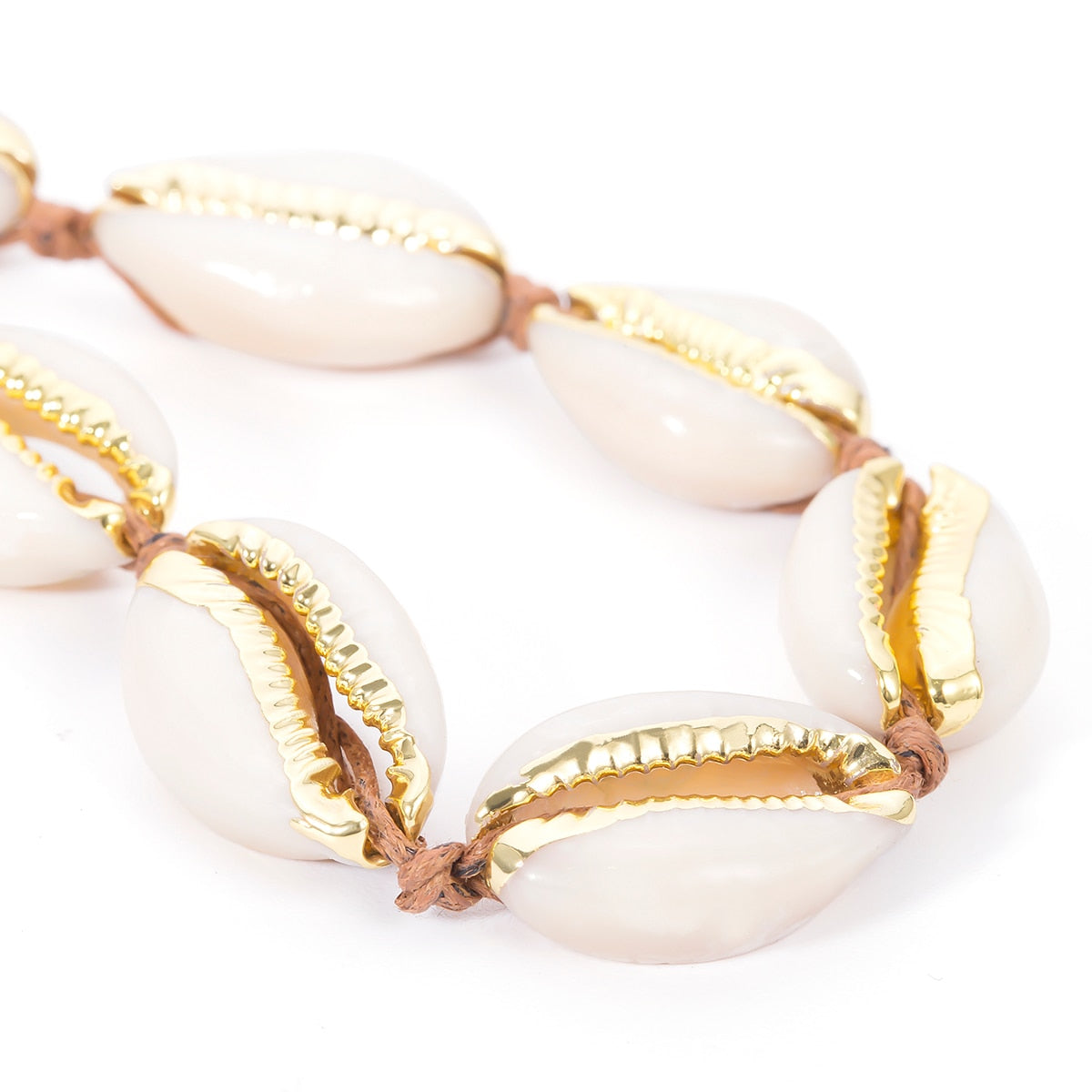 Damesketting – Verguld – Schelp Hanger (Verstelbaar)