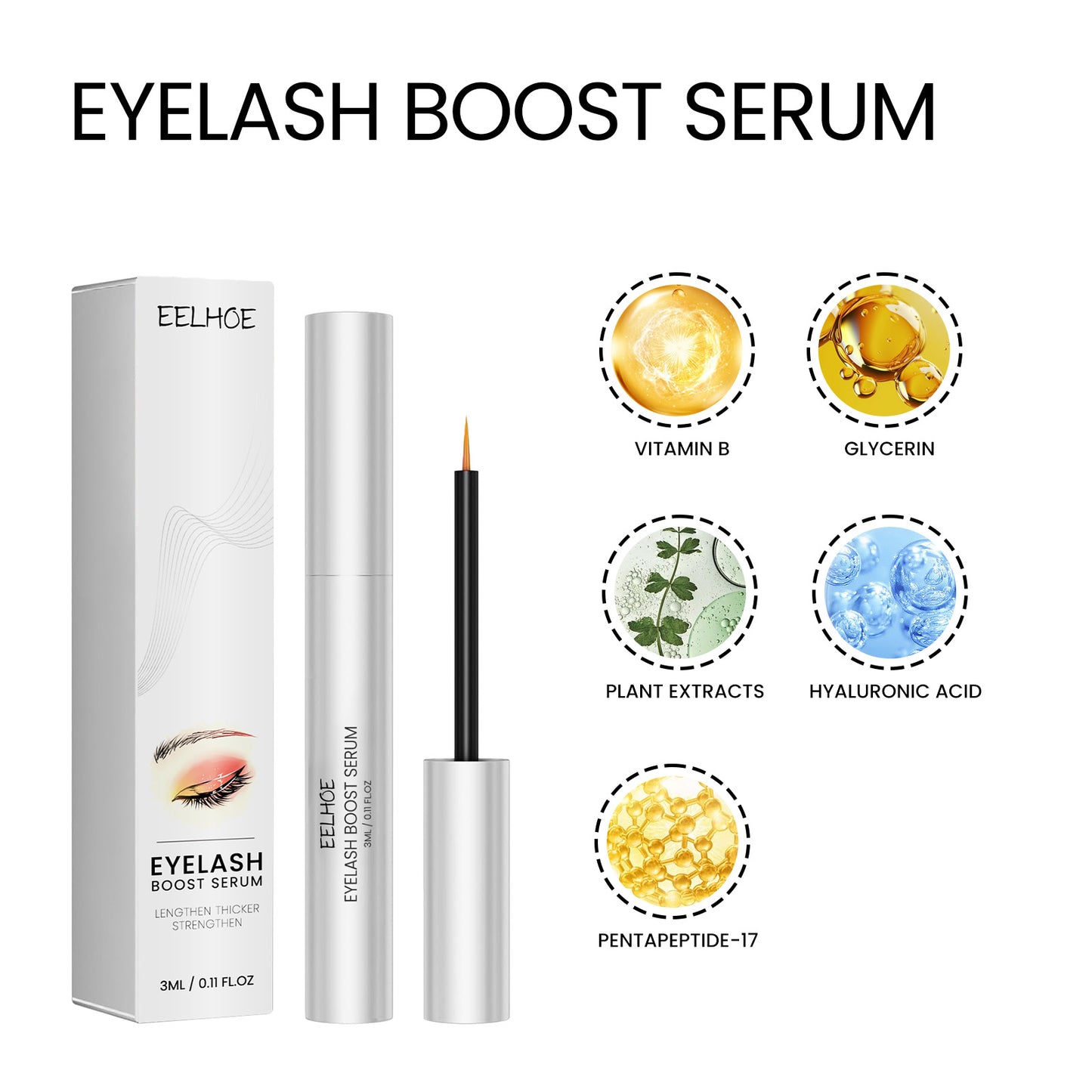 Wimperserum – Eyelash Boost – Voor Groei & Volume